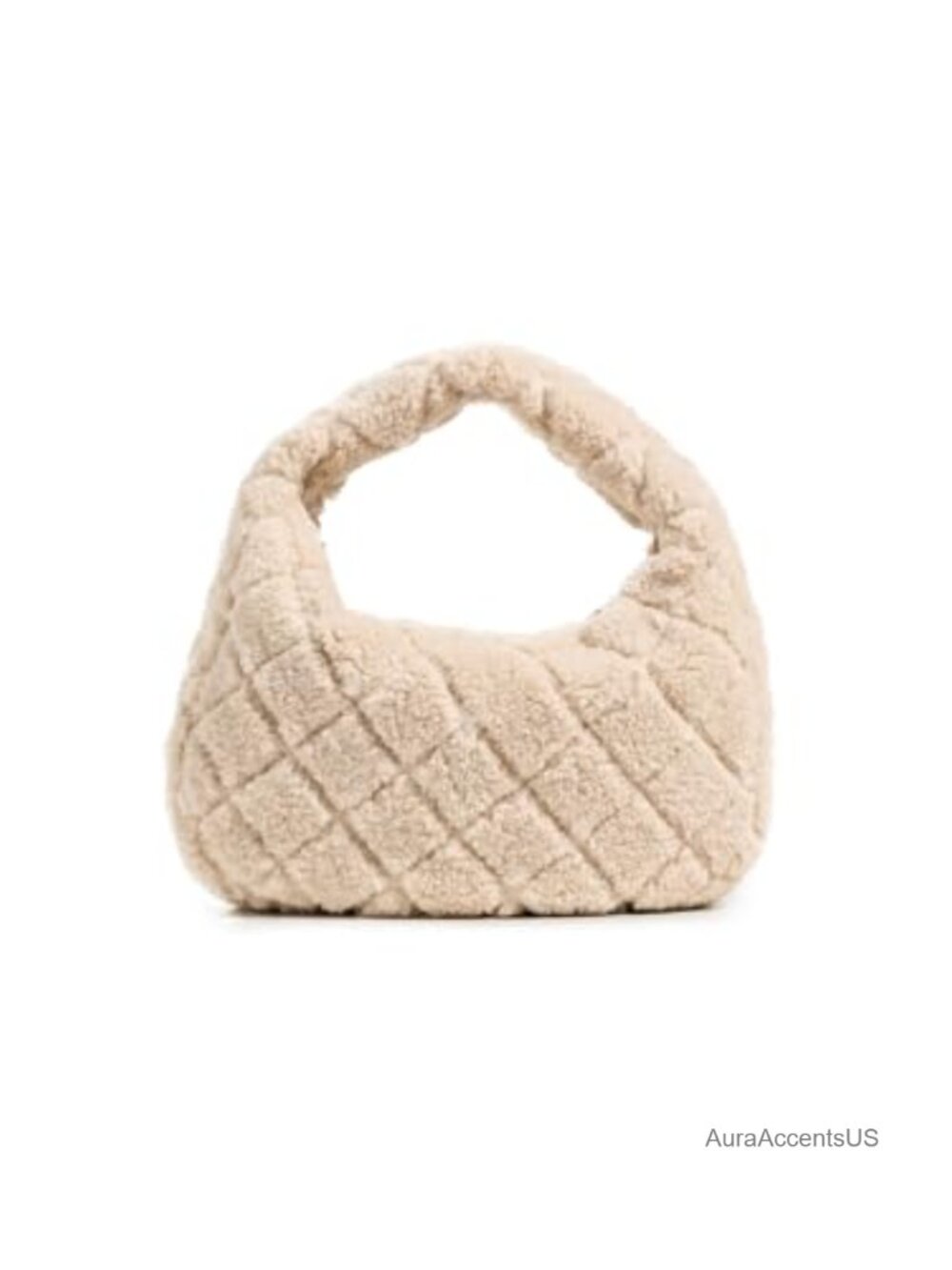 Dolce Vita Frankie Faux Fur Quilted Satchel Handbag